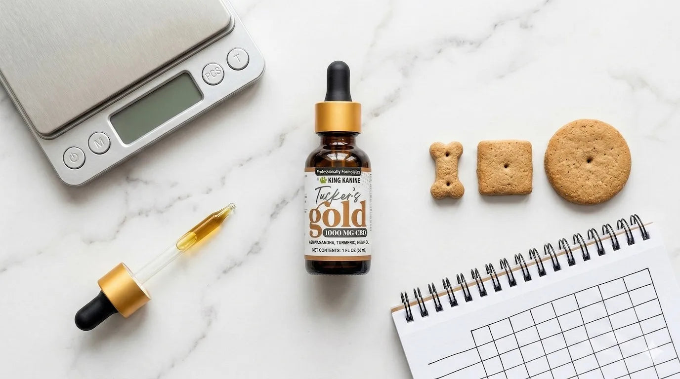 CBD Dosage Guide for Dogs: How Much by Weight (2026) King Kanine CBD Dosage Guide for Dogs: How Much by Weight (2026) King Kanine