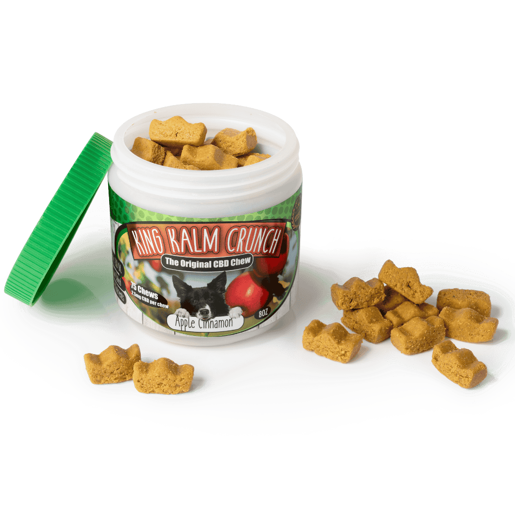 Apple Cinnamon Dog Treats with CBD — Calming Chews | King Kanine