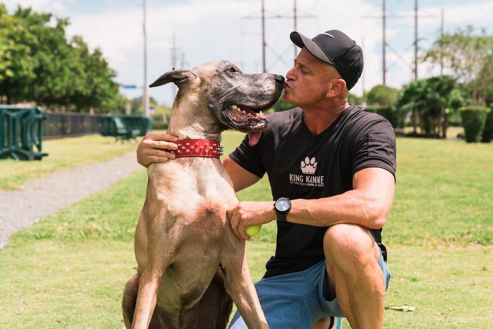 King Kanine Ceo Jeff Riman With Dog