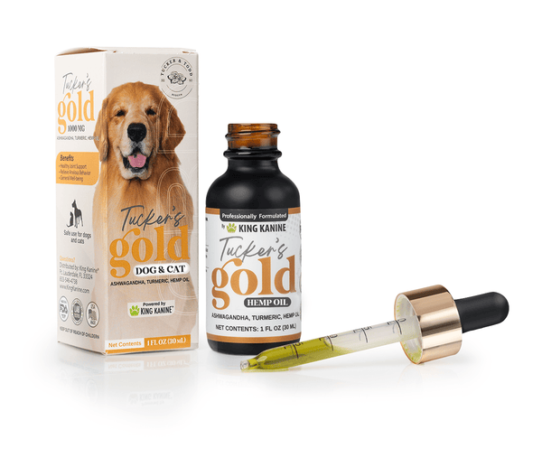 Tucker's Gold 1000Mg blend of Hemp, Ashwaghanda & Turmeric
