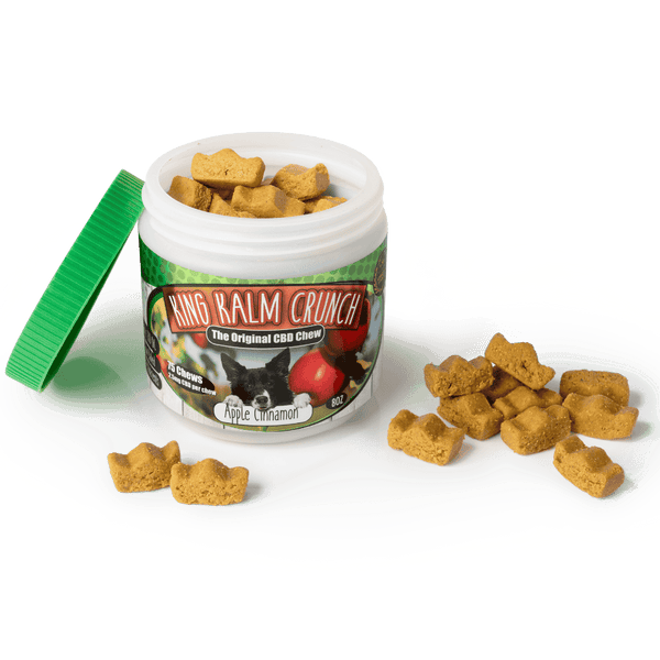 Apple Cinnamon Dog Treats with CBD — Calming Chews | King Kanine