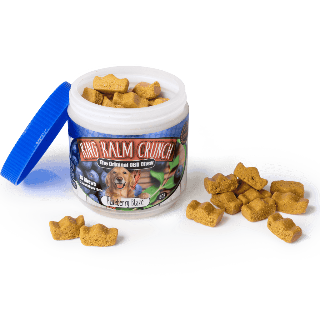 KING KALM Crunch CBD treats - Blueberry