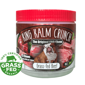 KING KALM Crunch CBD treats - Grass Fed Beef