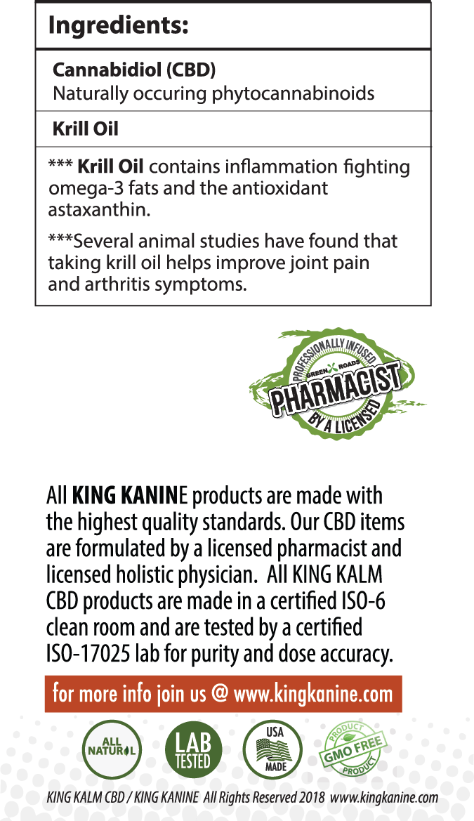 KING KALM CBD 150mg for Miniature Schnauzers