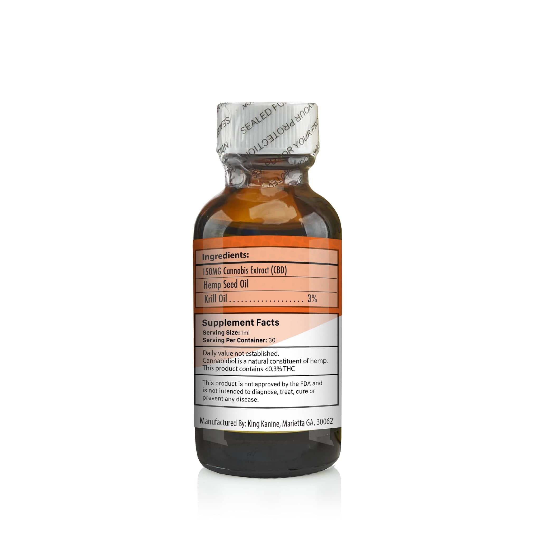 KING KALM CBD 150mg for Yorkshire Terriers