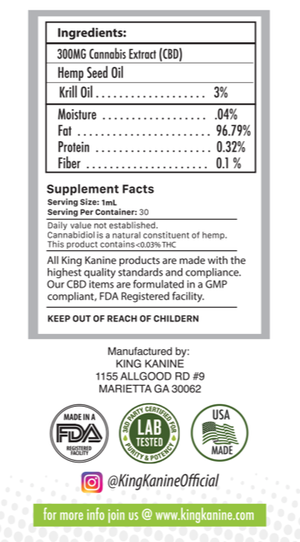 Ingredients And Supplement Facts With 3 Logo