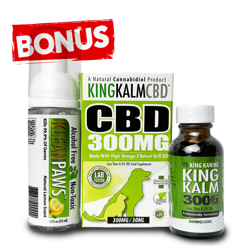 King Kalm Cbd 300mg Free Klean Paws 45-65 Lbs