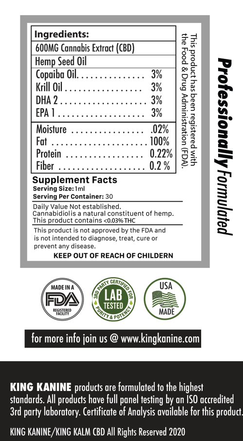 600mg CBD For Dogs Omaha