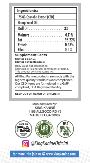 Ingredients And Supplement Facts With 3 Logo