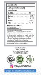 Ingredients And Supplement Facts With 3 Logo