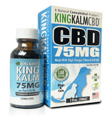 KING KALM CBD 75mg - Small Dog & Cat Formula 20lbs