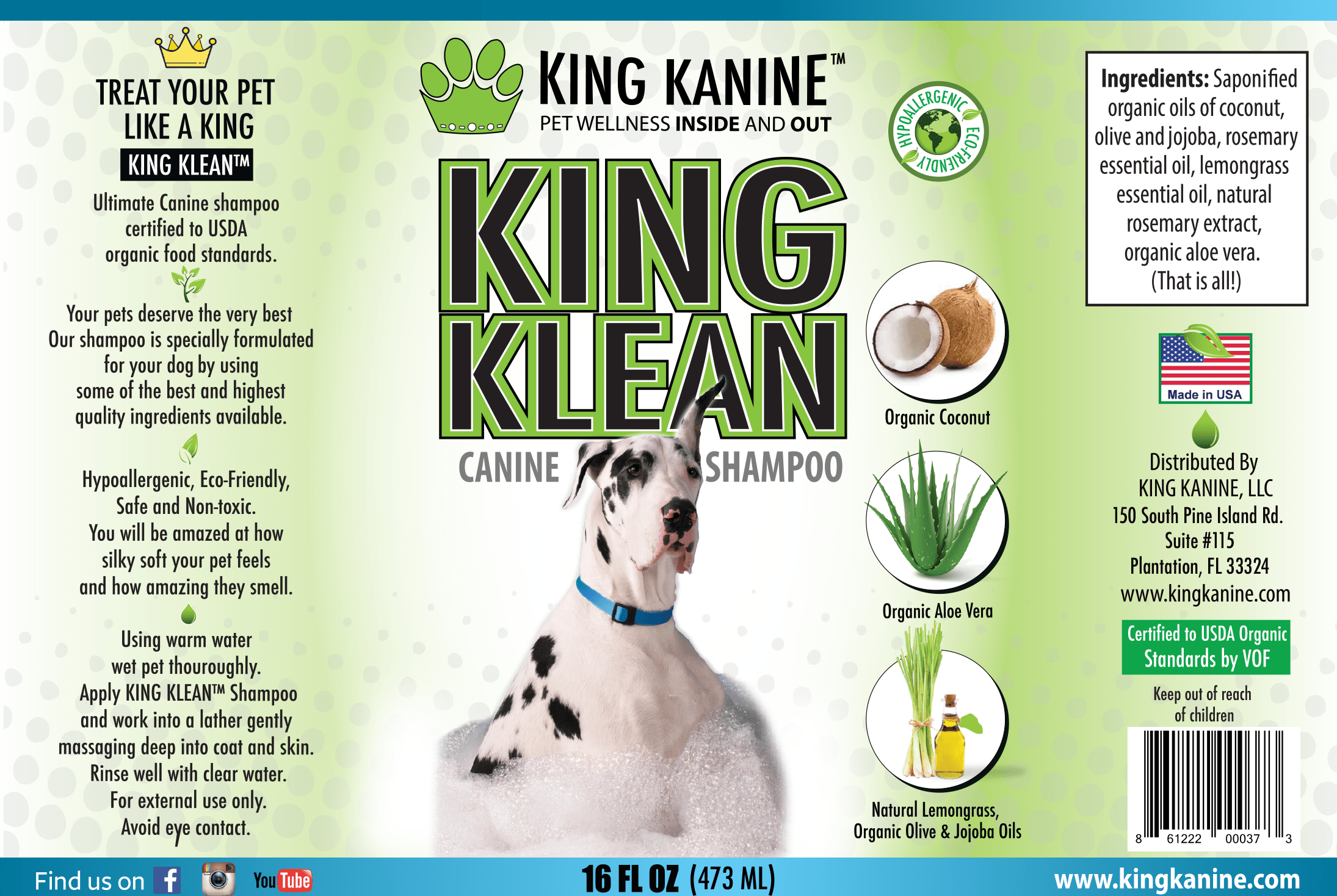 Dog shampoo in sales eye