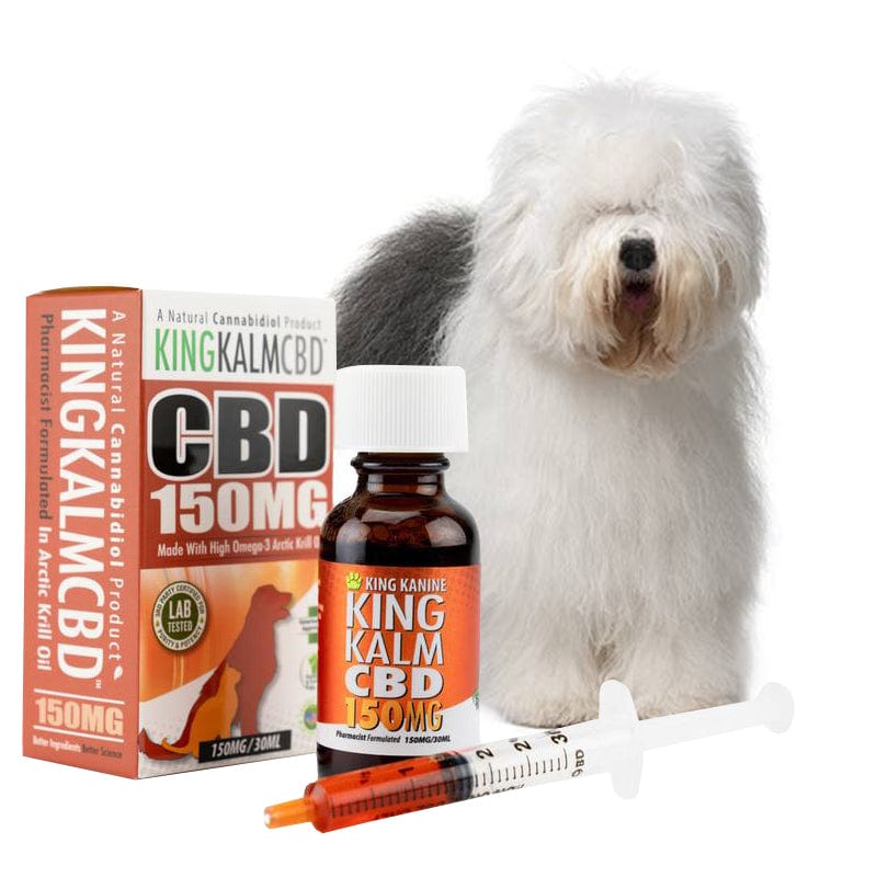 KING KALM CBD 150mg for Old English Sheepdogs
