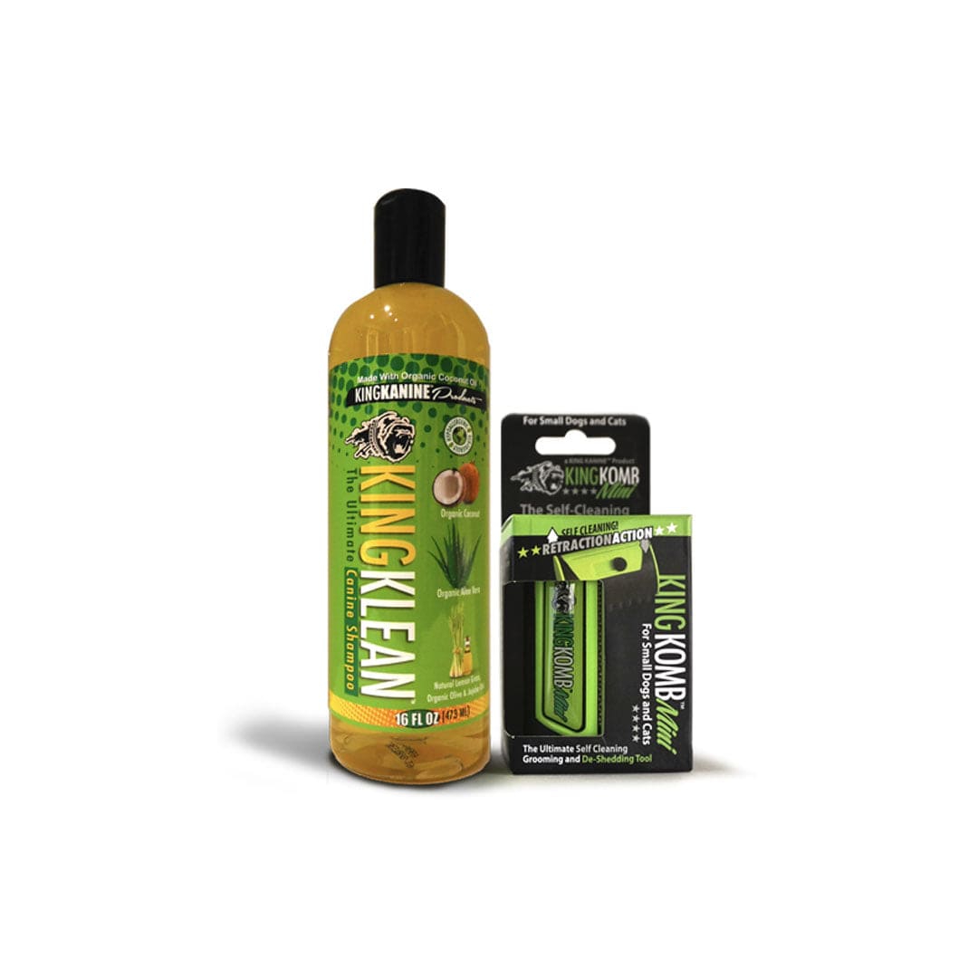 Dog Shampoo & Hair Brush Combo
