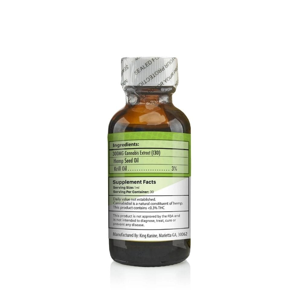 KING KALM CBD 300mg - Usage Information